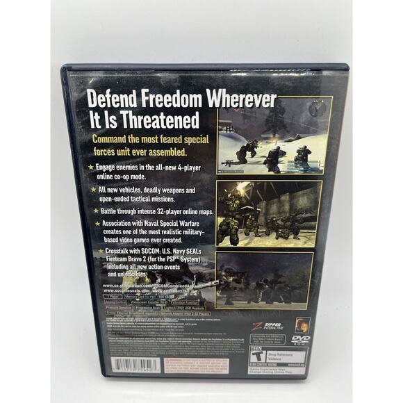 SOCOM 2 US Navy SEALS Greatest Hits PS2 PlayStation 2 CIB Manual Tested Works - Picture 2 of 6
